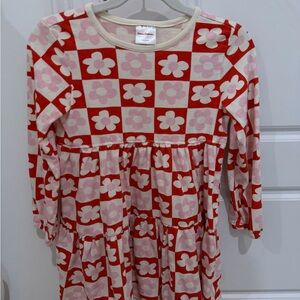 Hanna Andersson Red and Pink Floral Dress